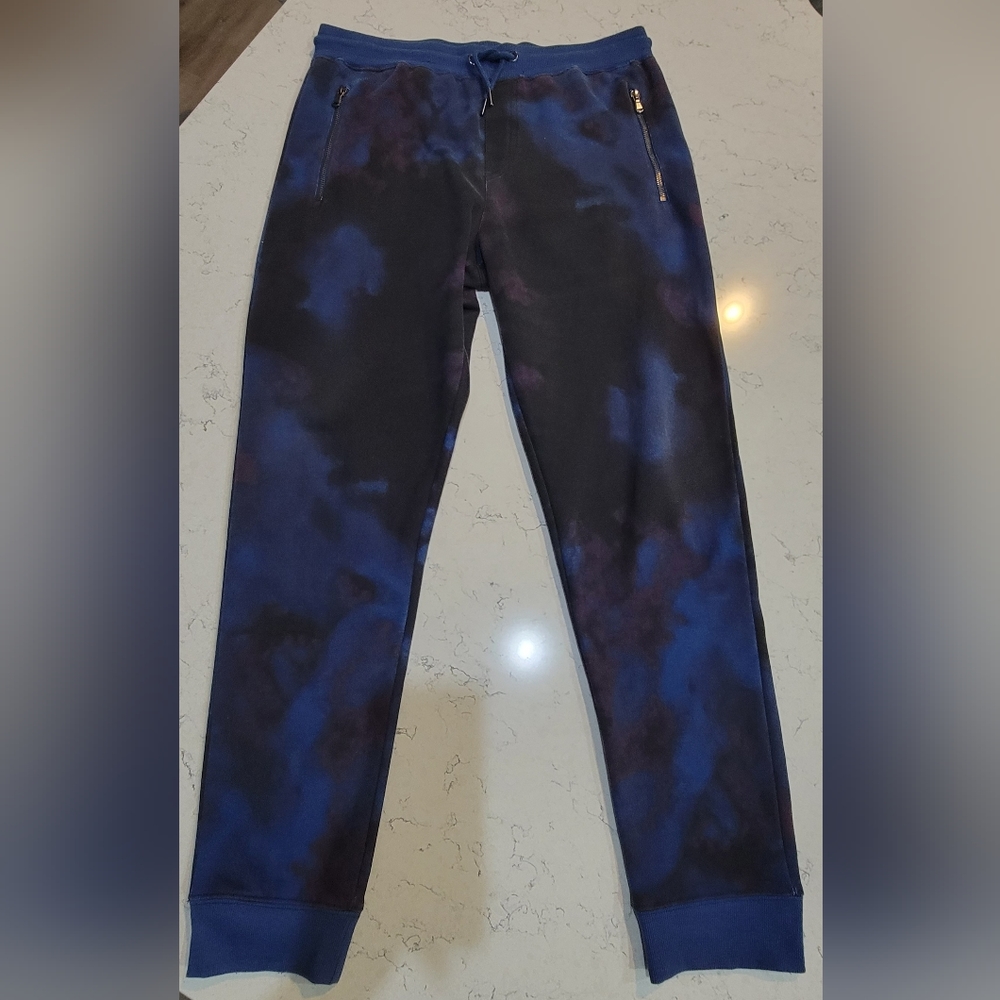INC International Concepts Tie Dye Jogger Pants Mens Medium Galaxy Print - Picture 10 of 16